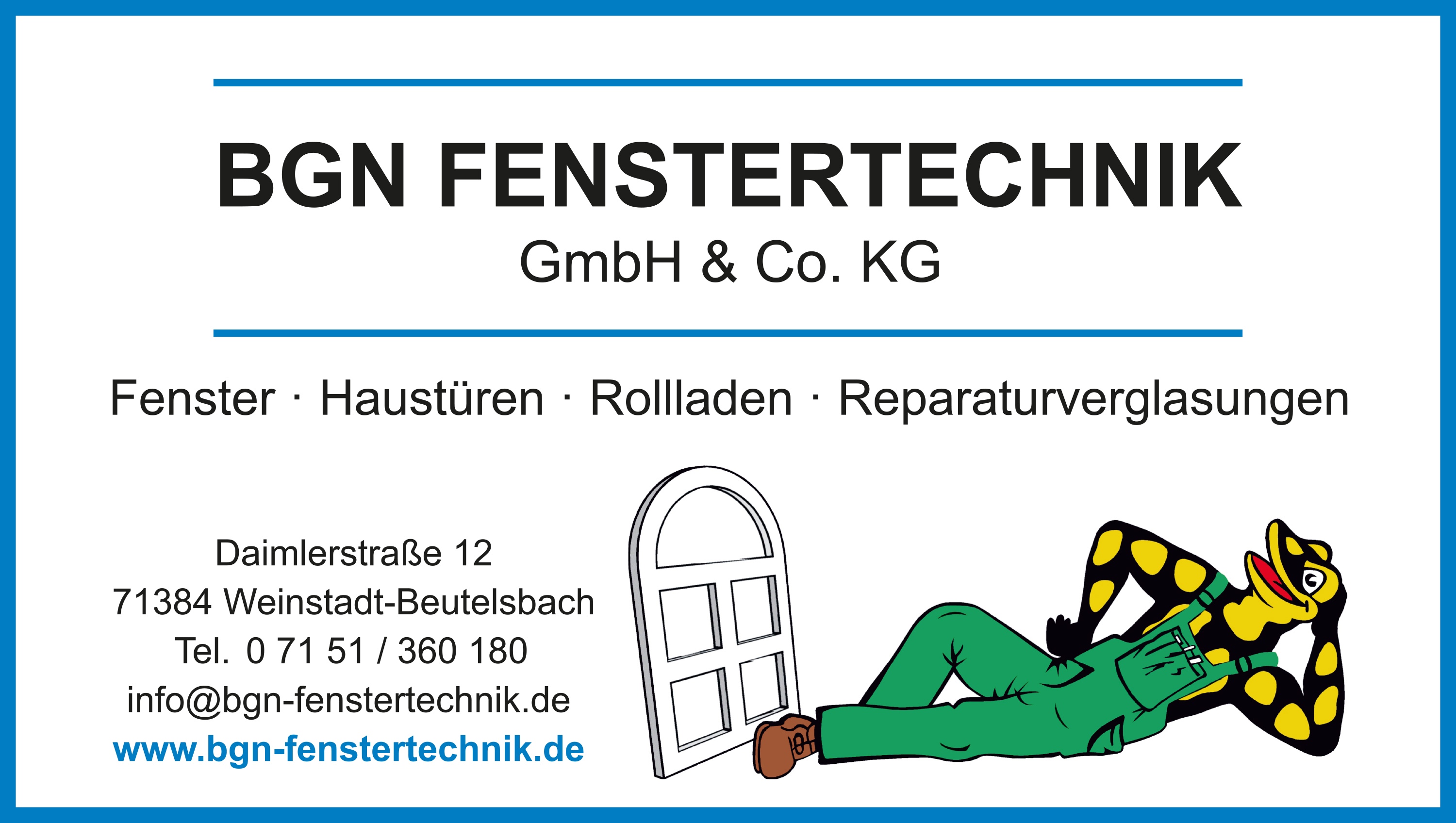 Profil von BGN Fenstertechnik GmbH & Co. KG aus Weinstadt